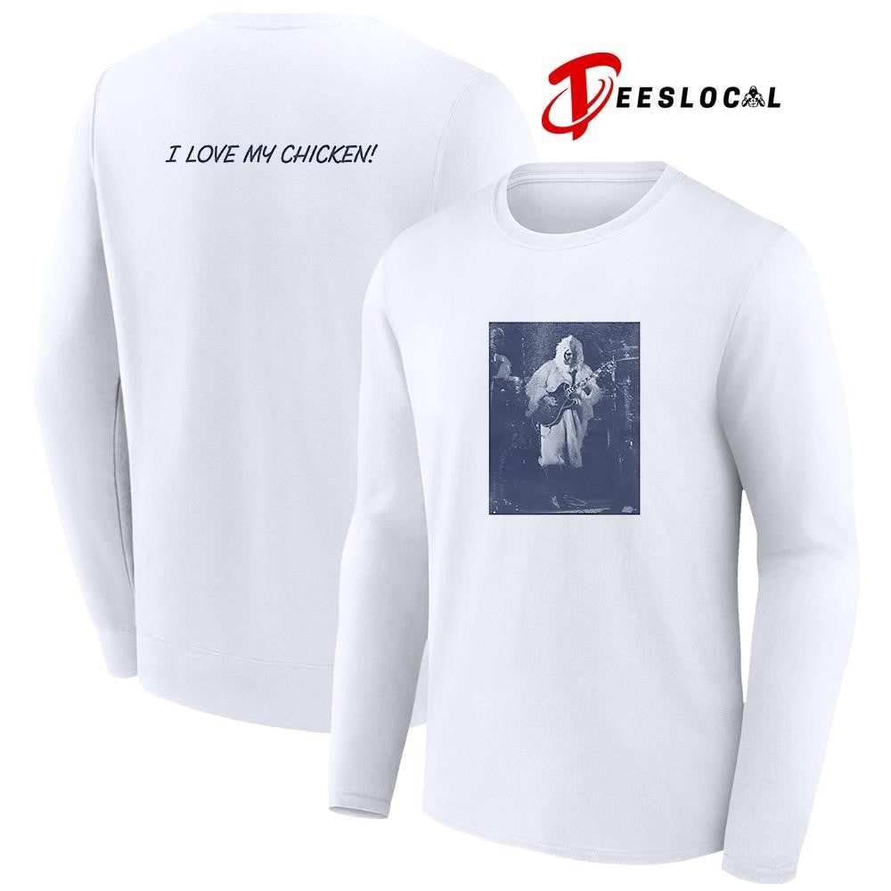 Calij Brown I love my chicken shirt