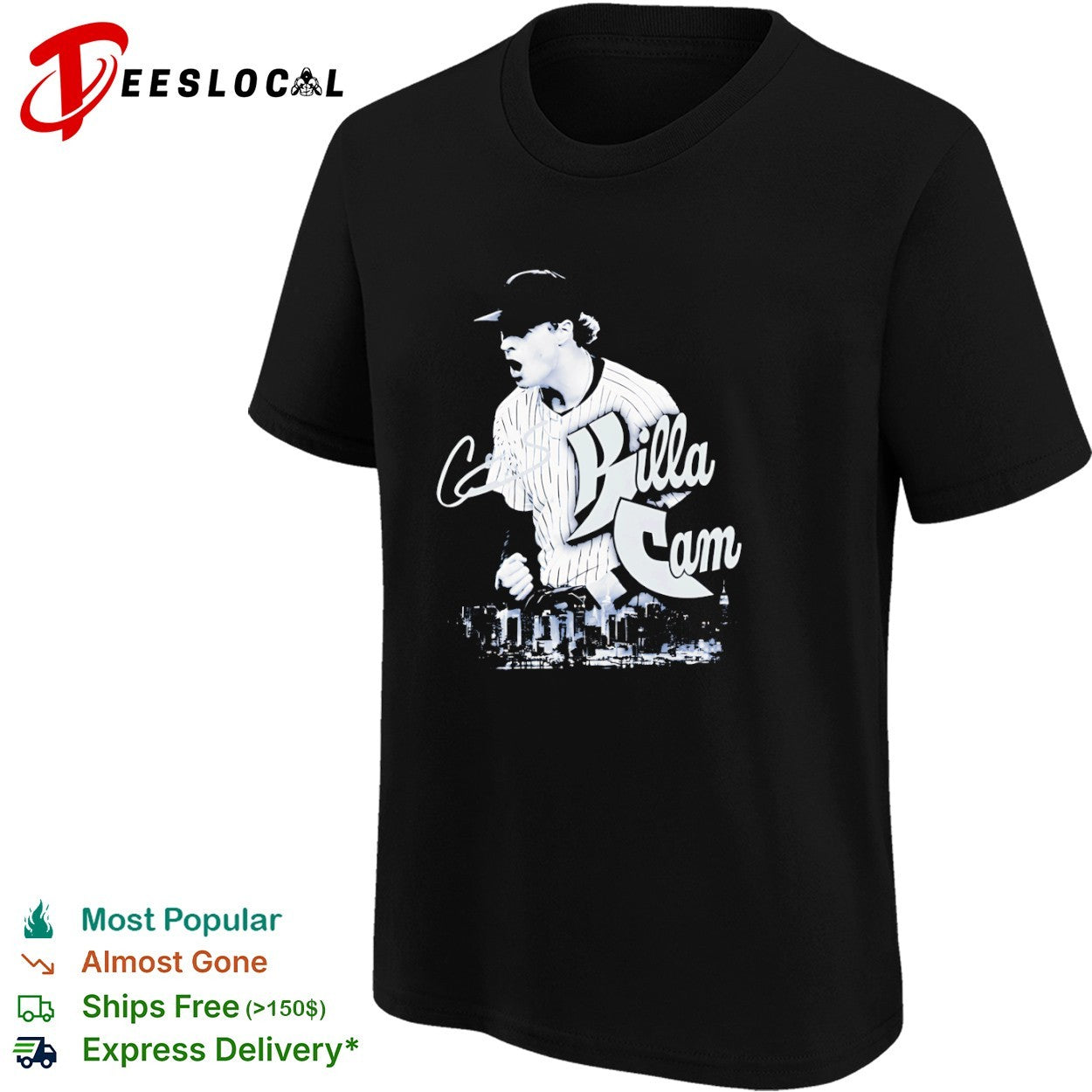 Cam Schlittler killa cam New York Yankees skyline shirt
