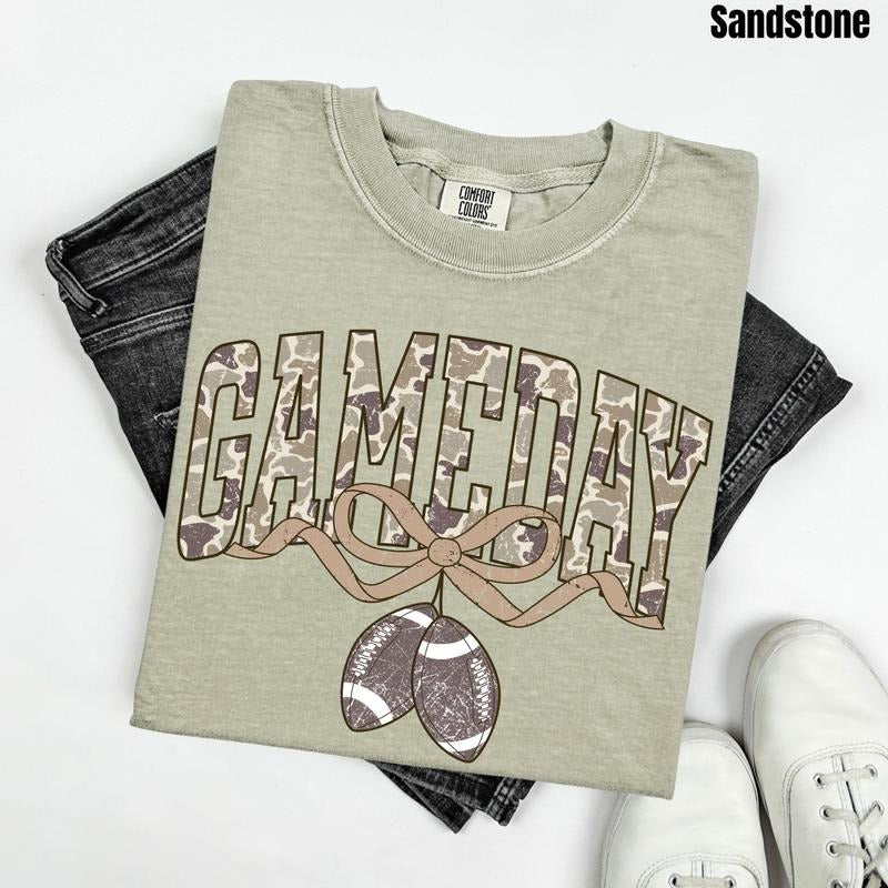 Camo Gameday Comfort Colors T-Shirt 'NLB' Hoodie, Sweatshirt | PodTeesHub.com