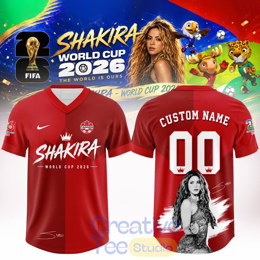 Canada National Team x Shakira World Cup 2026 Legacy Edition Custom Football Jersey