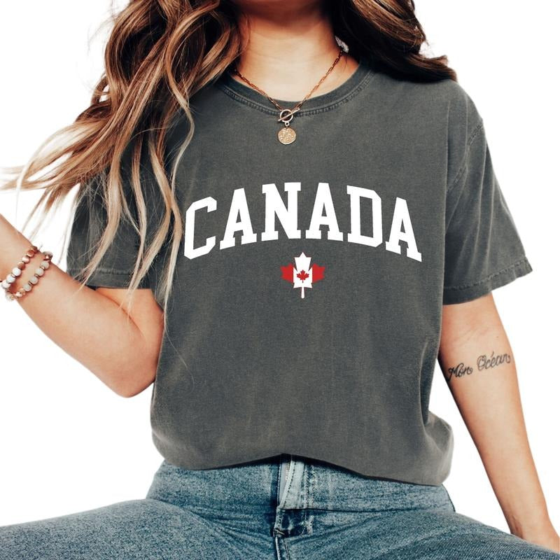 Canada T-Shirt Canada Trip Canada Flag Gift Copa Canada  Canada Vacation Tee Hoodie, Sweatshirt | PodTeesHub.com