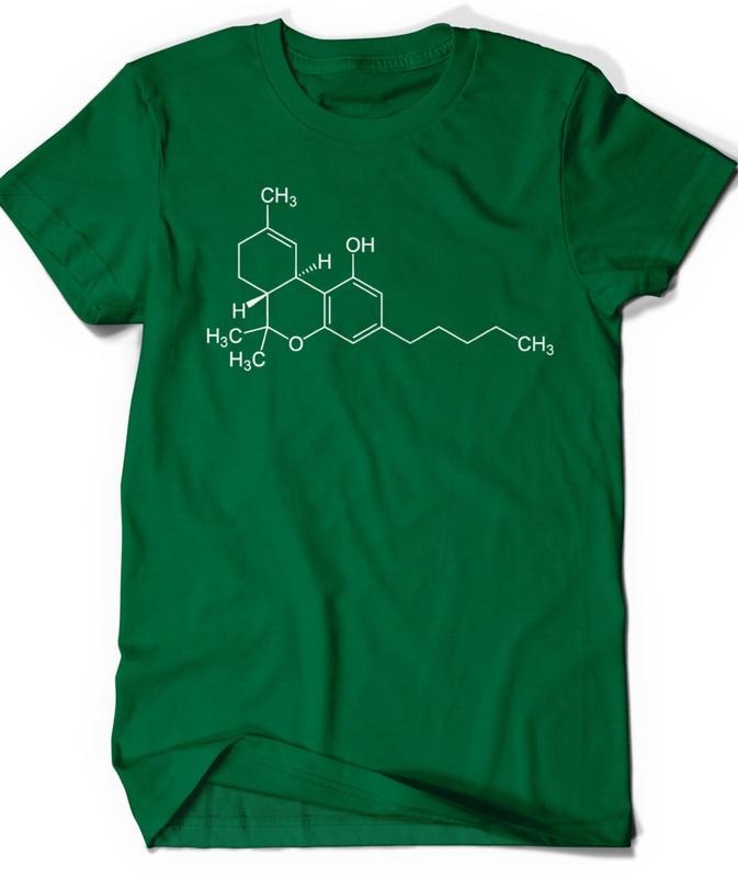 Cannabis Chemical Compound T-Shirt T Shirt Tees Funny Humor Womens Mens Gift I Fashion Cotton, Full Colors, Full Sizes,...