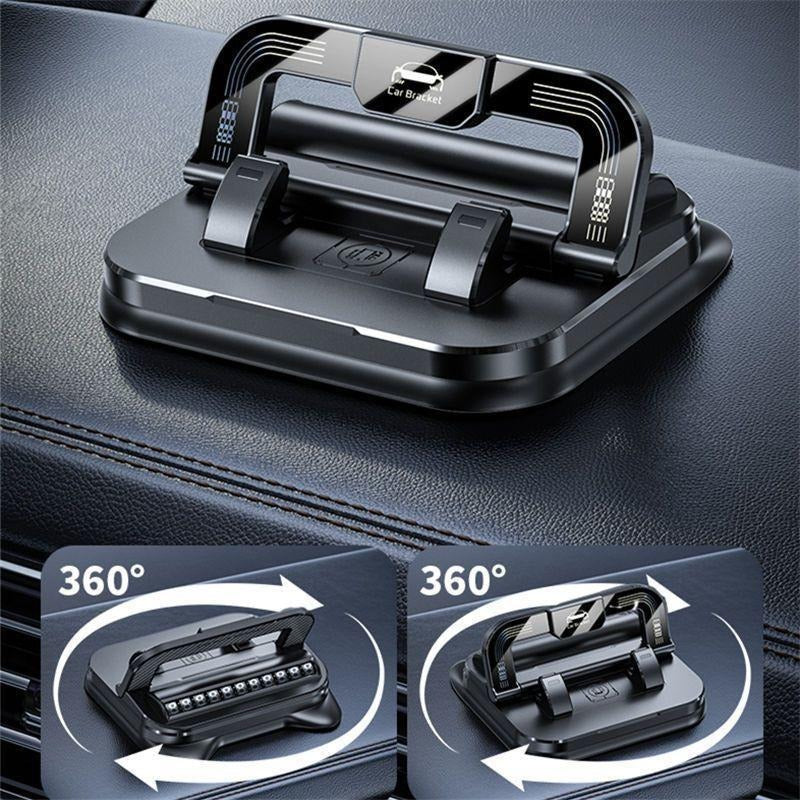 Car Phone Holder 360 Degree Rotation for iPhone and Android with Suction Cup Fixed Non-Slip Dashboard Mount for Car...