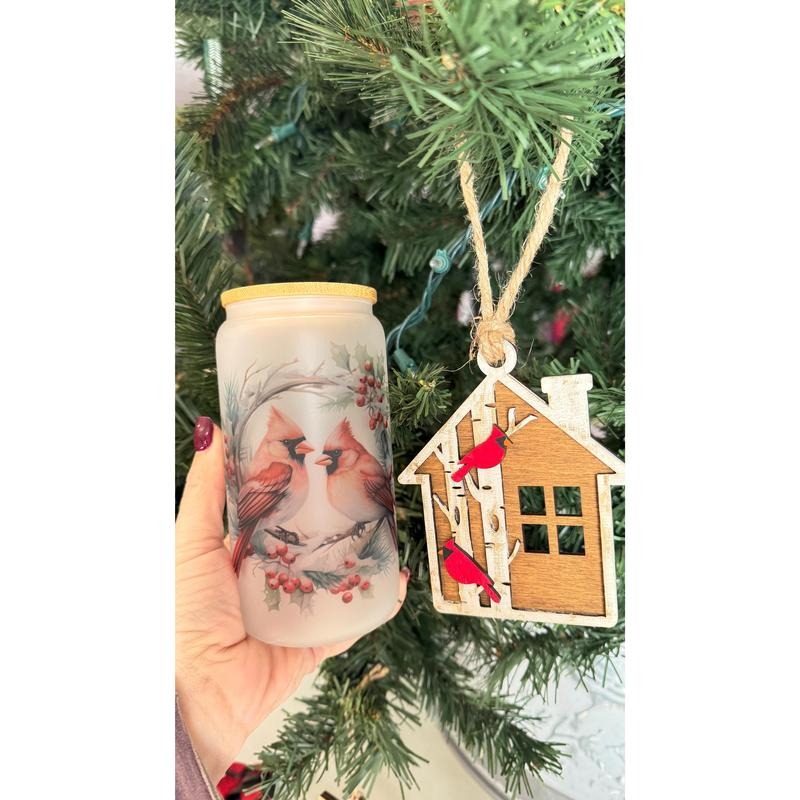Cardinal Glass & Ornament Holiday Bundle T-Shirts, Hoodie, Sweatshirt | PodTeesHub.com