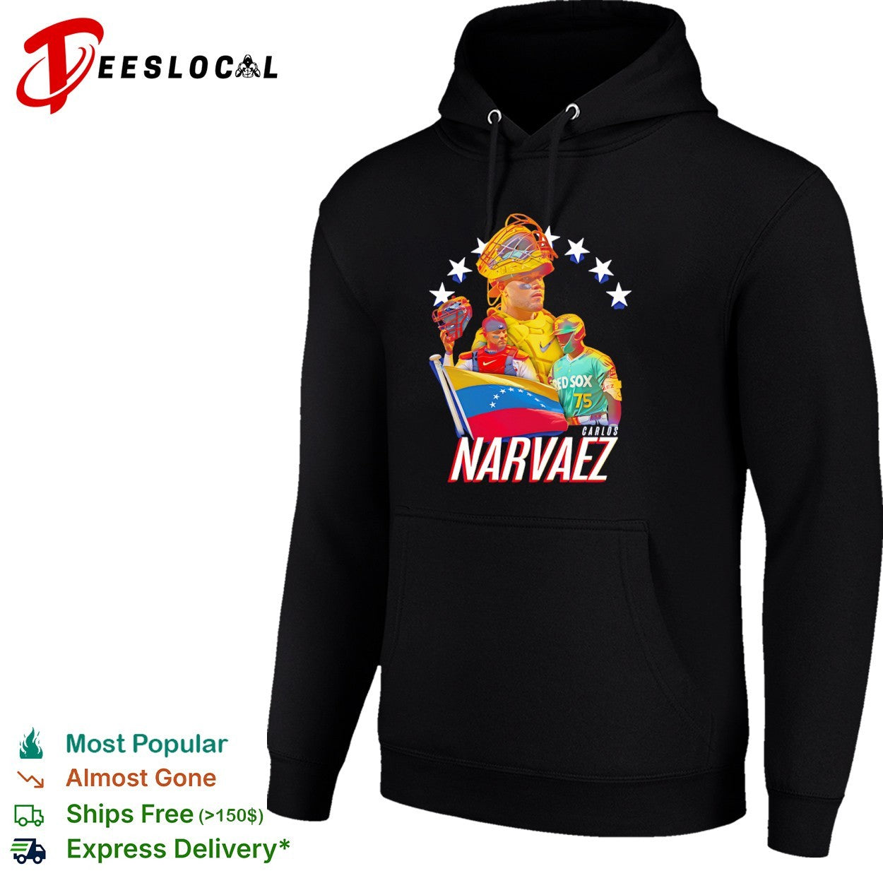 Carlos Narvaez Boston Red Sox Venezuela 75 catcher shirt