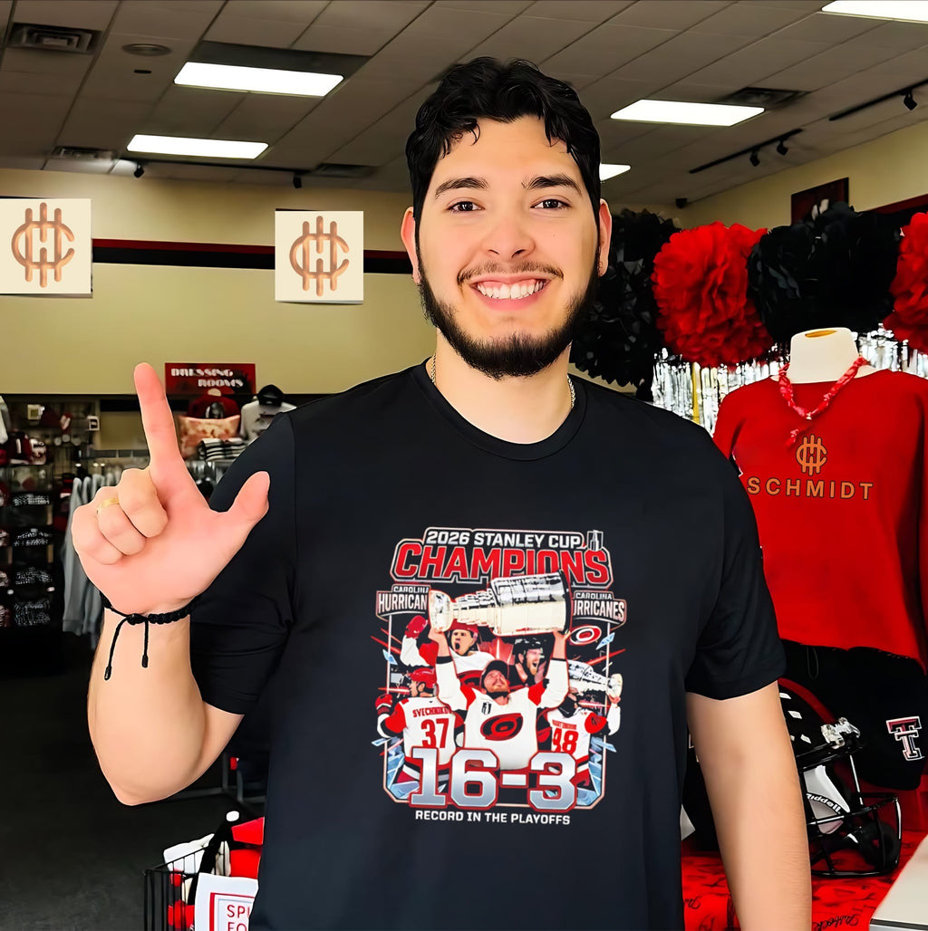 Carolina Hurricanes 2026 Stanley Cup Champions 16-3 record in the playoffs shirt