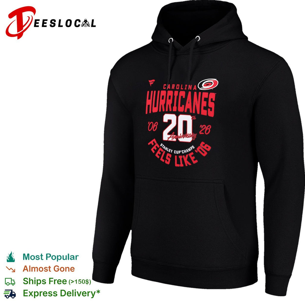 Carolina Hurricanes 20th Anniversary 2006 to 2026 Stanley Cup Champs Feels Like 2006 shirt