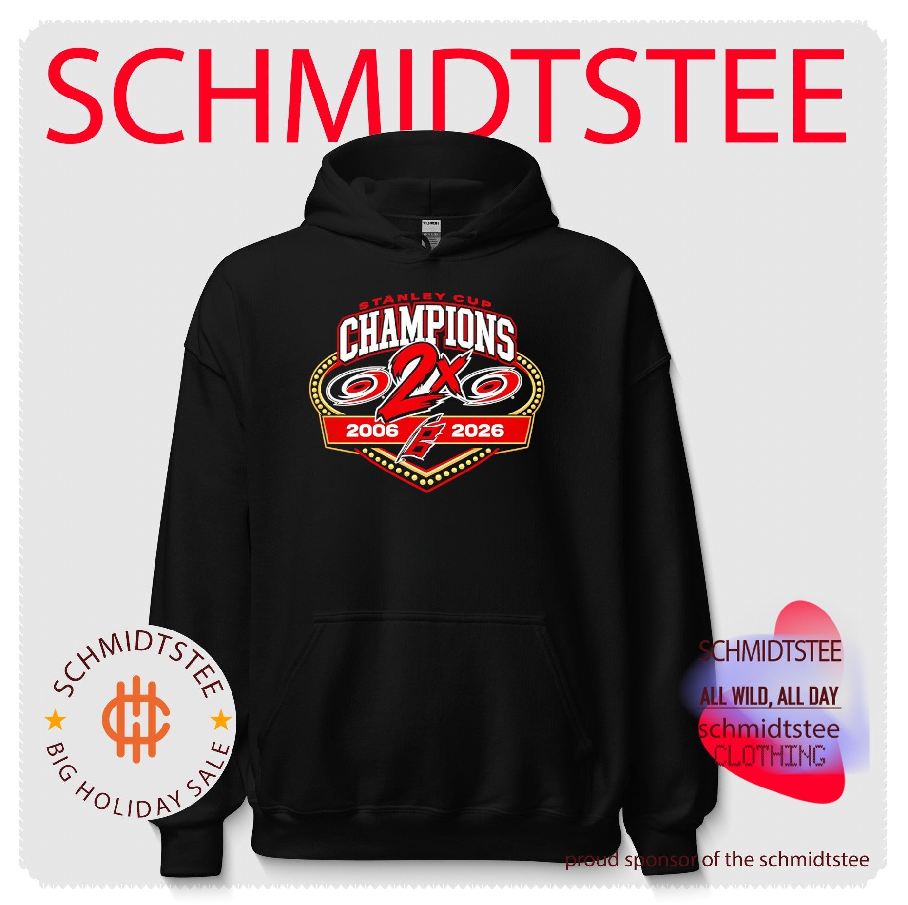Carolina Hurricanes Stanley Cup Champions 2x 2006 2026 shirt