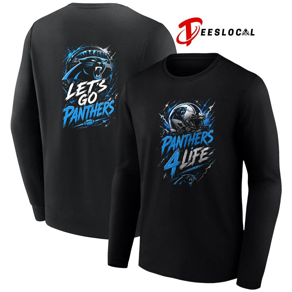 Carolina Panthers x fan 4 life graphic shirt