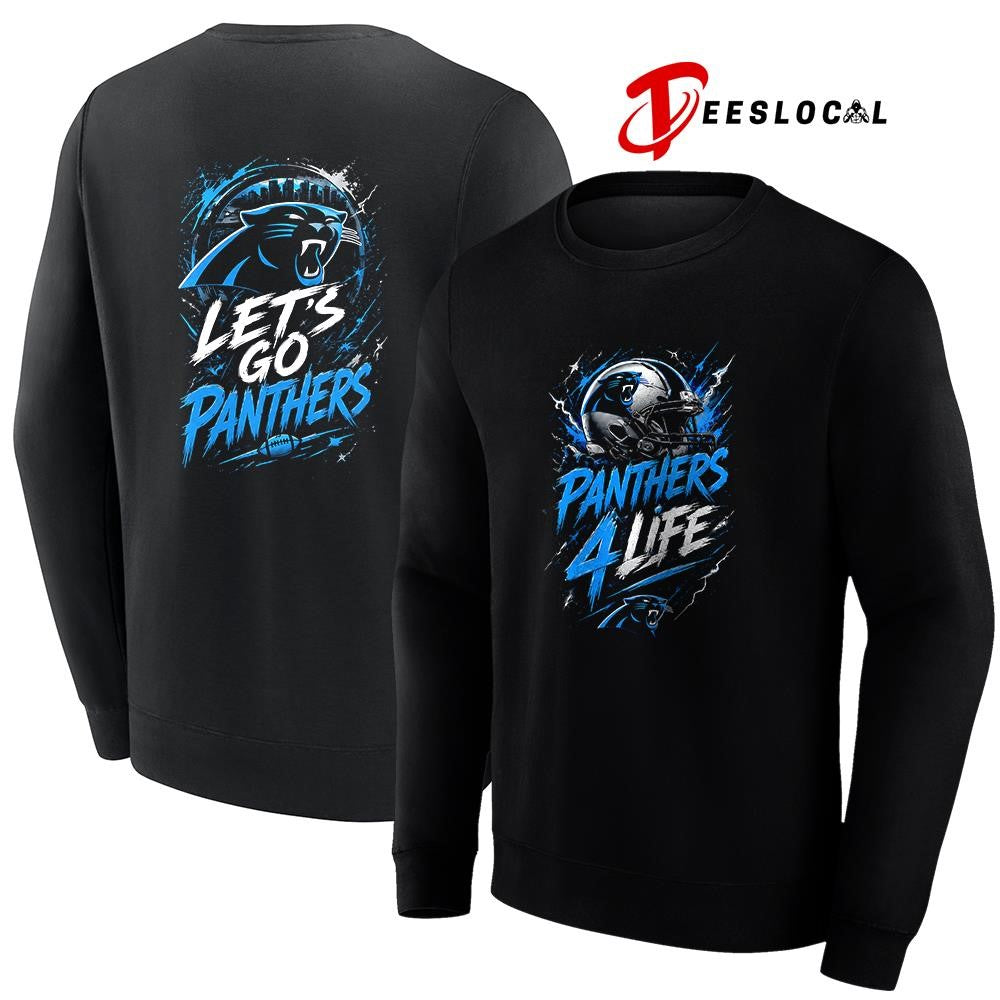 Carolina Panthers x fan 4 life graphic shirt
