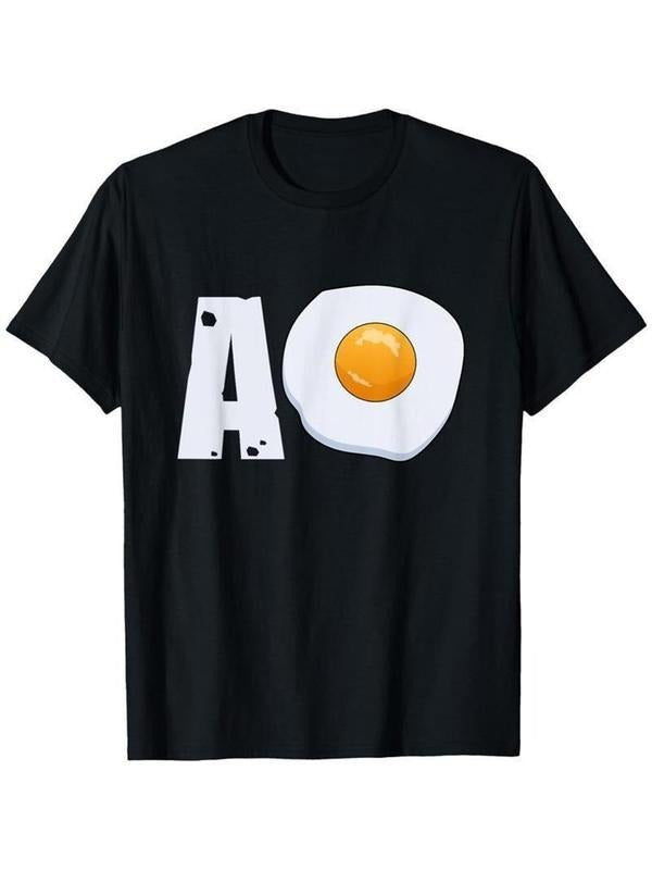 Casual Loose-Fitting Round Neck Short Sleeve T-Shirt, Moderate Thickness Knit Fabric for Summer Wear, Stylish Everyday...