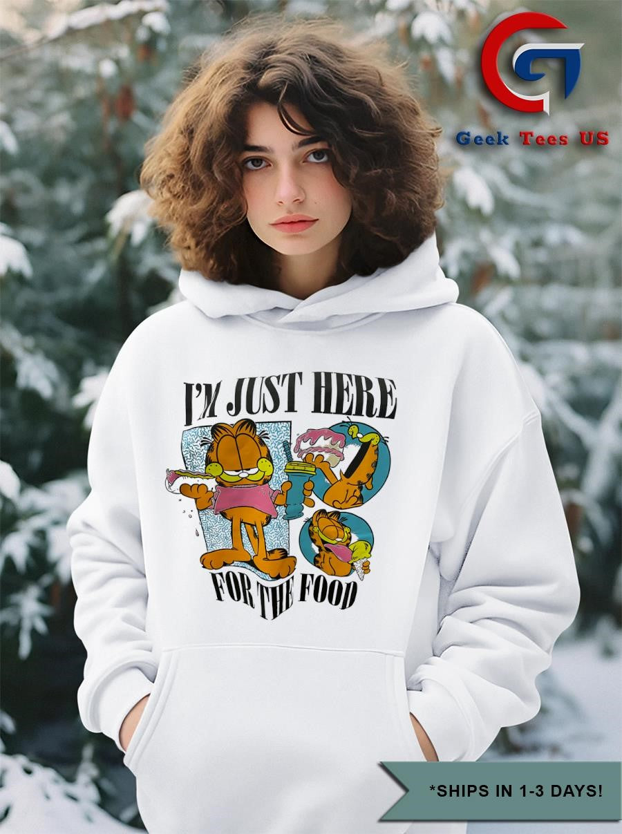 Cat I’m just here for the food shirt
