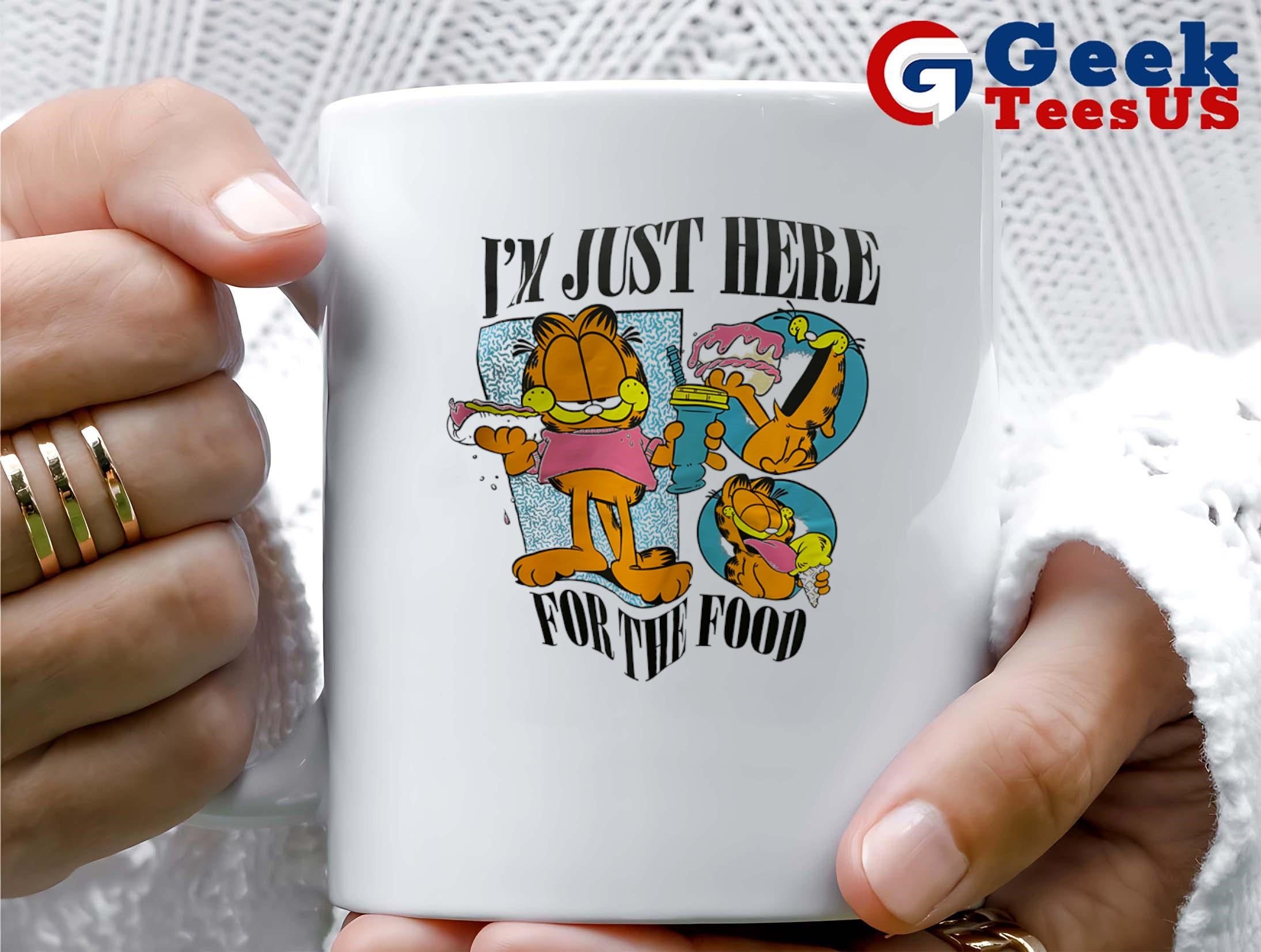 Cat I’m just here for the food shirt