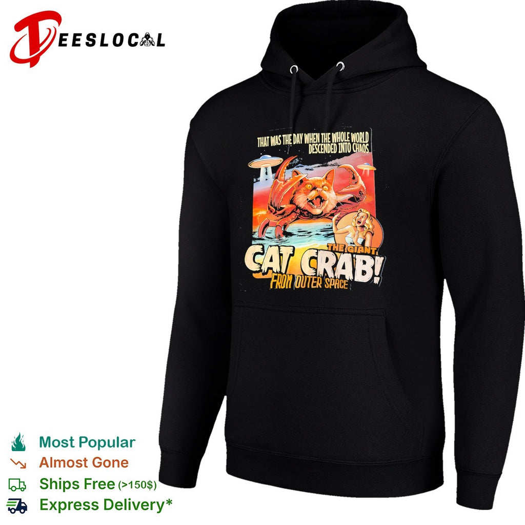 Cat crab from outer space chaos sci fi creature shirt