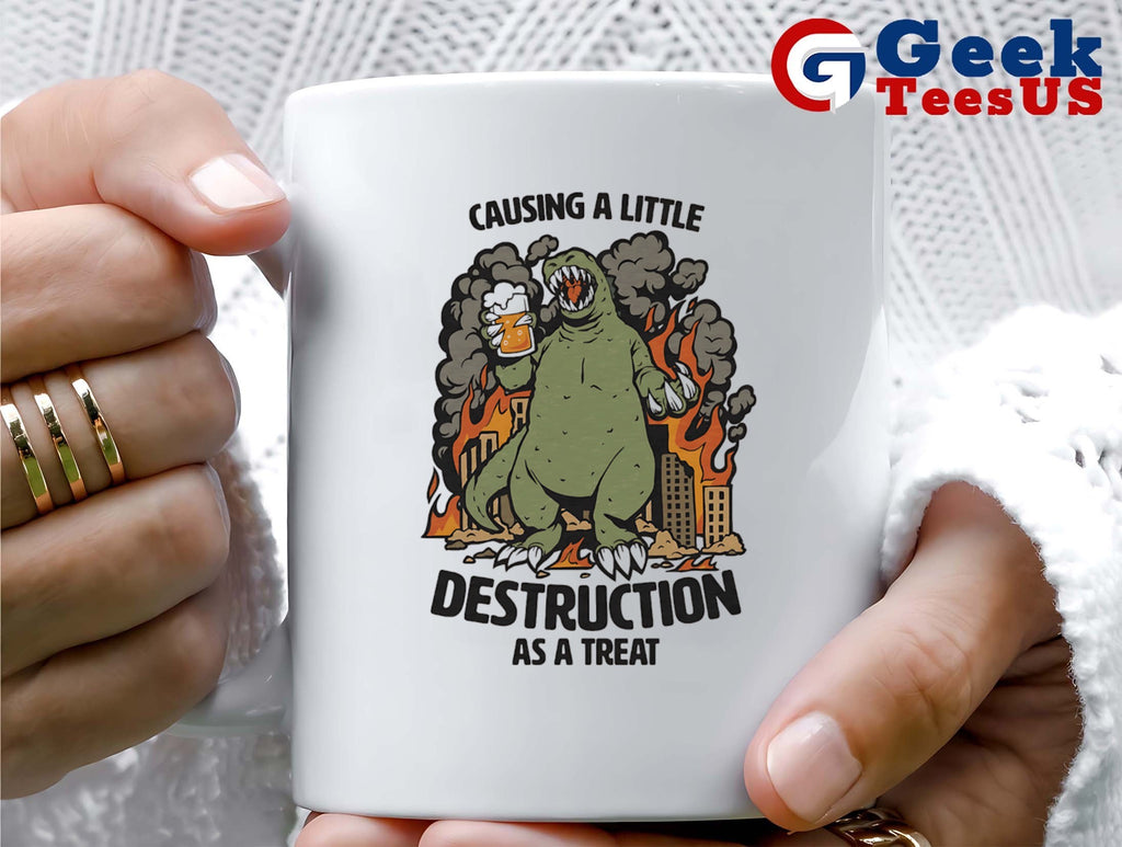 Causing a little destruction as a treat shirt