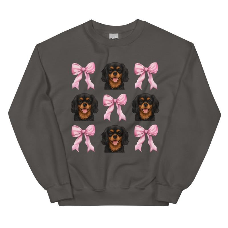 Cavalier Bow Sweatshirt Unisex T-Shirts, Hoodie | PodTeesHub.com