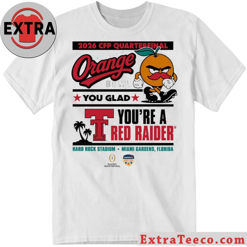 Celebrating the 2026 Capital One Orange Bowl College Football Playoff (CFP) Final Four featuring the Texas Tech Red Raiders Shirt