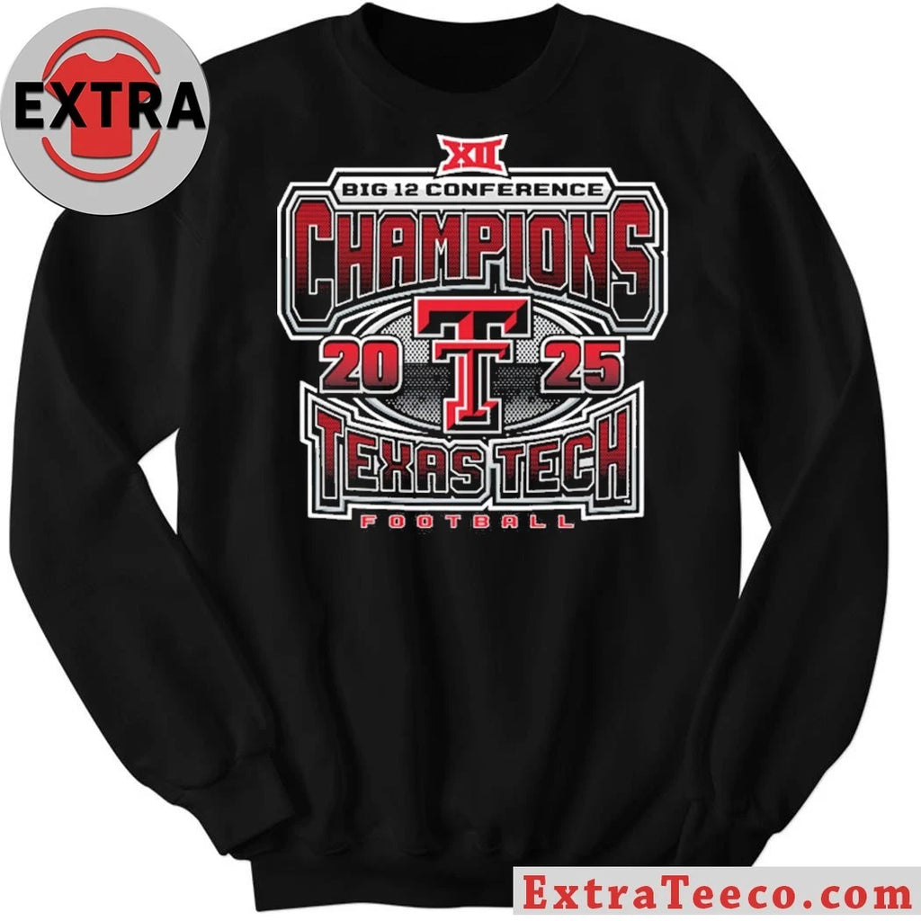 Celebrating the Texas Tech Red Raiders’ 2025 Big 12 Conference Football Championship Shirt