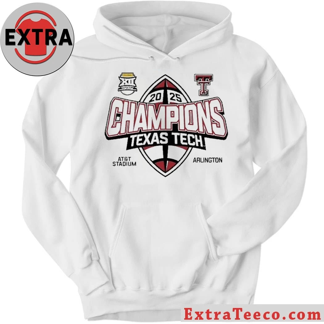 Celebrating the Texas Tech Red Raiders’ 2025 Big 12 Football Championship AT&amp;T Stadium, Arlington Shirt