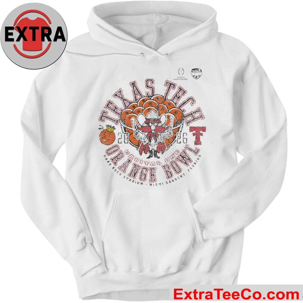 Celebrating the Texas Tech Red Raiders’ quarterfinal playoff game in the Capital One Orange Bowl 2026 college football tournament Shirt