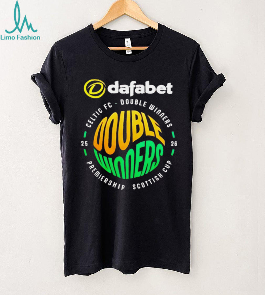Celtic FC Double Winners 2025 2026 Premiership Soccer T shirt