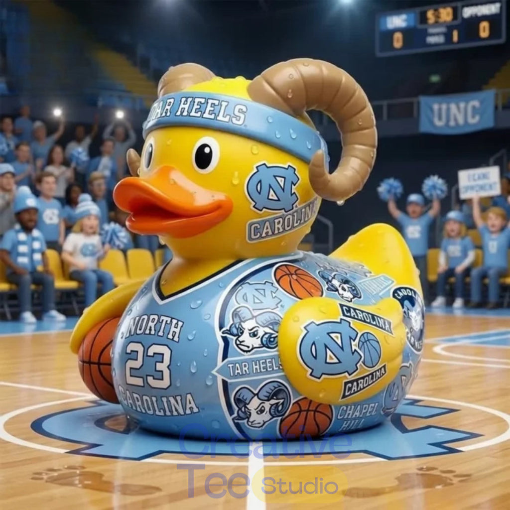 Chapel Hill Carolina Tar Heels Fan Collectible Rubber Duck