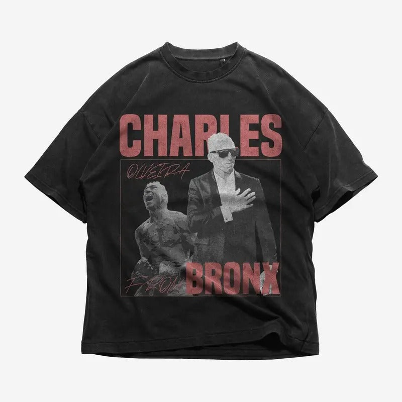 Charles Oliveira Vintage T-Shirt, Gift Unisex T-Shirt, Oliveira UFC Cotton Long Sleeve Hoodie, Sweatshirt | PodTeesHub.com