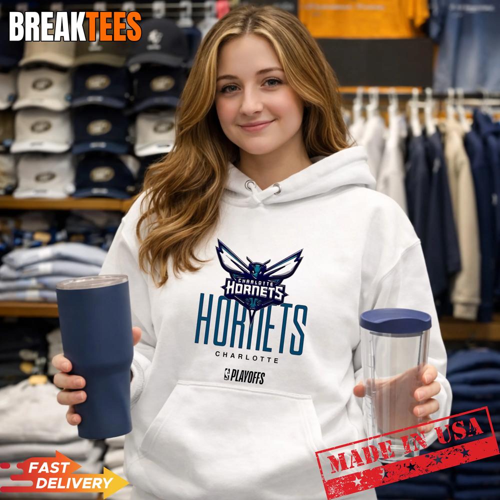 Charlotte Hornets NBA Playoff 2026 logo T-Shirt