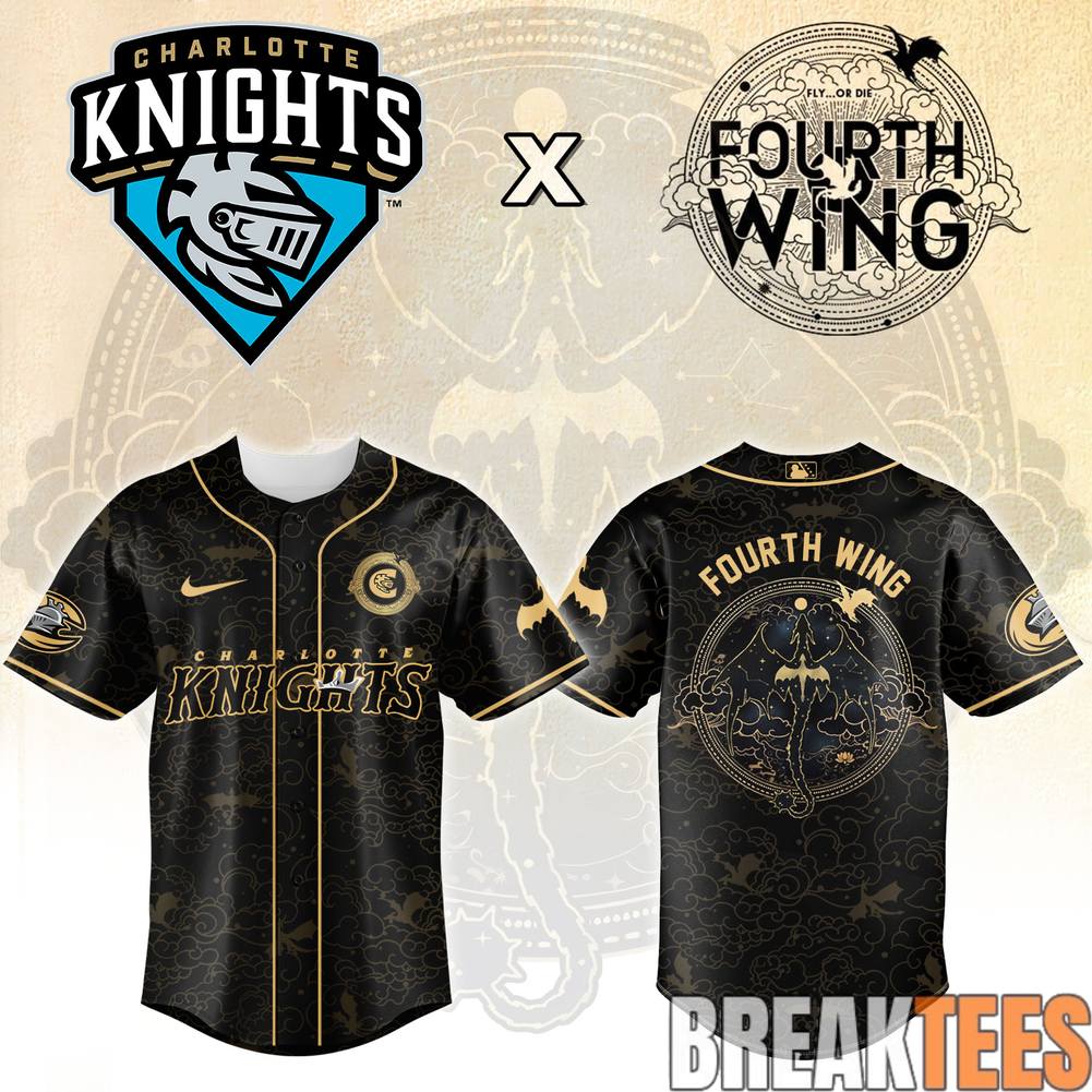 Charlotte Knights x Fourth Wing Special Baseball Jersey