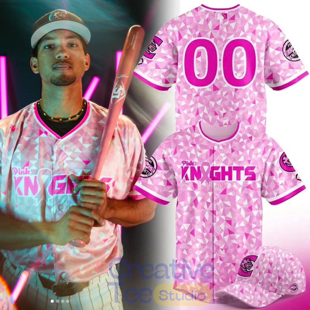 Charlotte Knights x Pink Knights 20th Anniversary Baseball Jersey