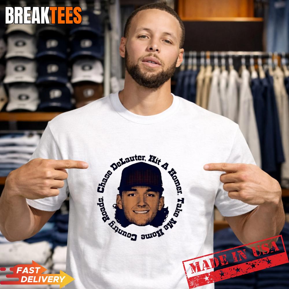 Chase DeLauter Cleveland Guardians Big Head MLB Shirt