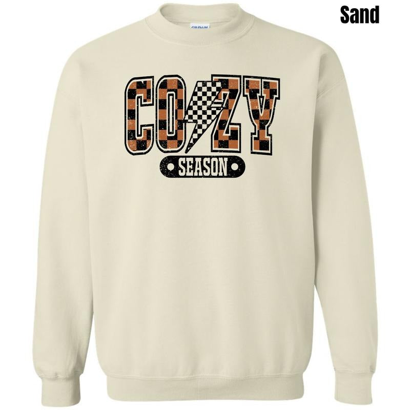 Checker Cozy Season Sweatshirt 'NLB' T-Shirts, Hoodie | PodTeesHub.com