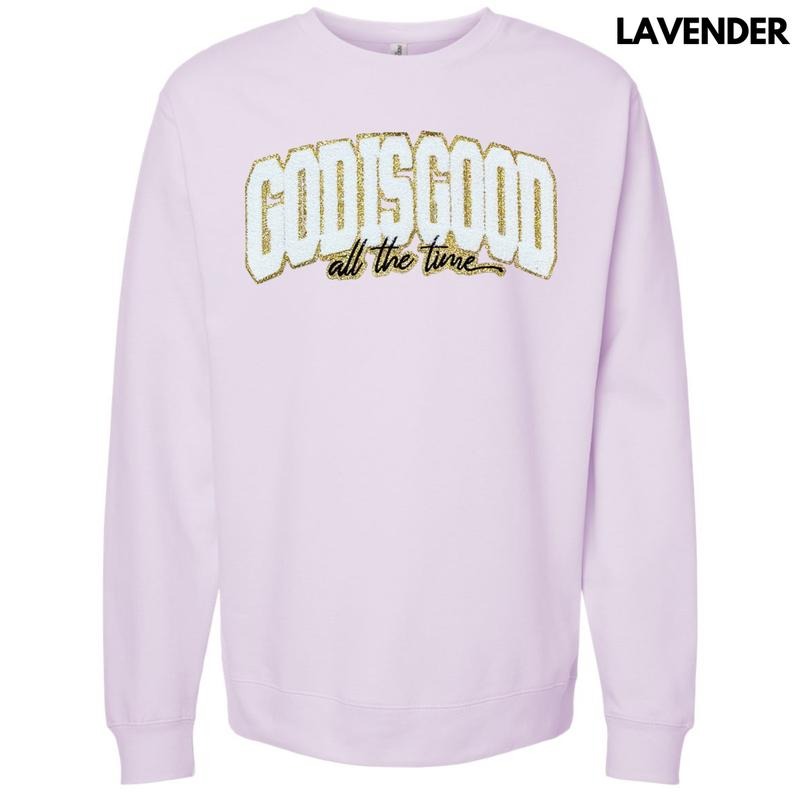 Chenille God Is Good Patch Sweatshirt T-Shirts, Hoodie | PodTeesHub.com