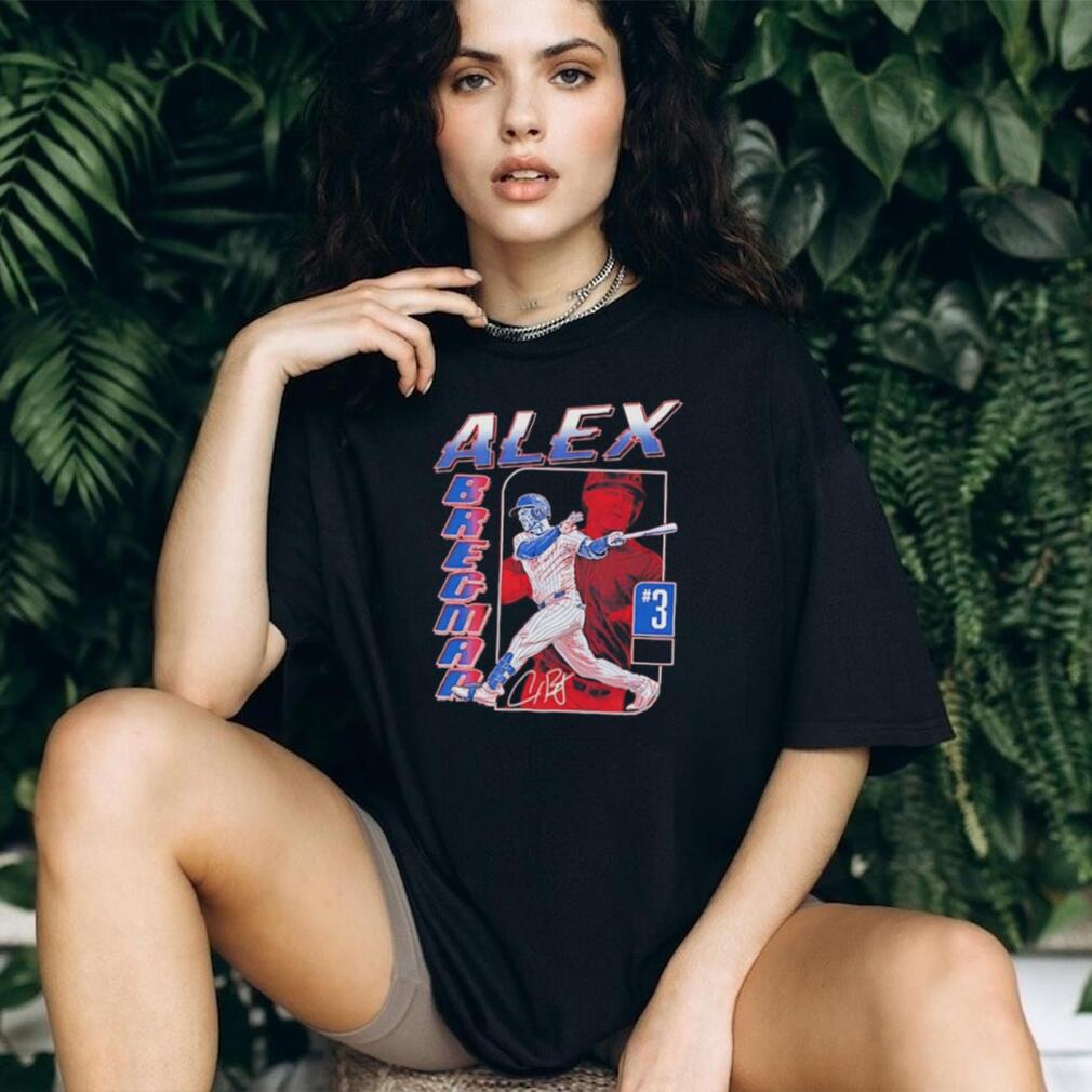 Chicago Cubs Alex Bregman signature vintage shirt