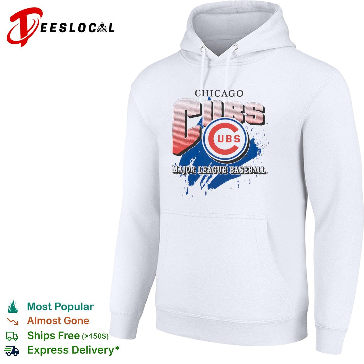 Chicago Cubs Major League Baseball Mitchell and Ness logo shirt