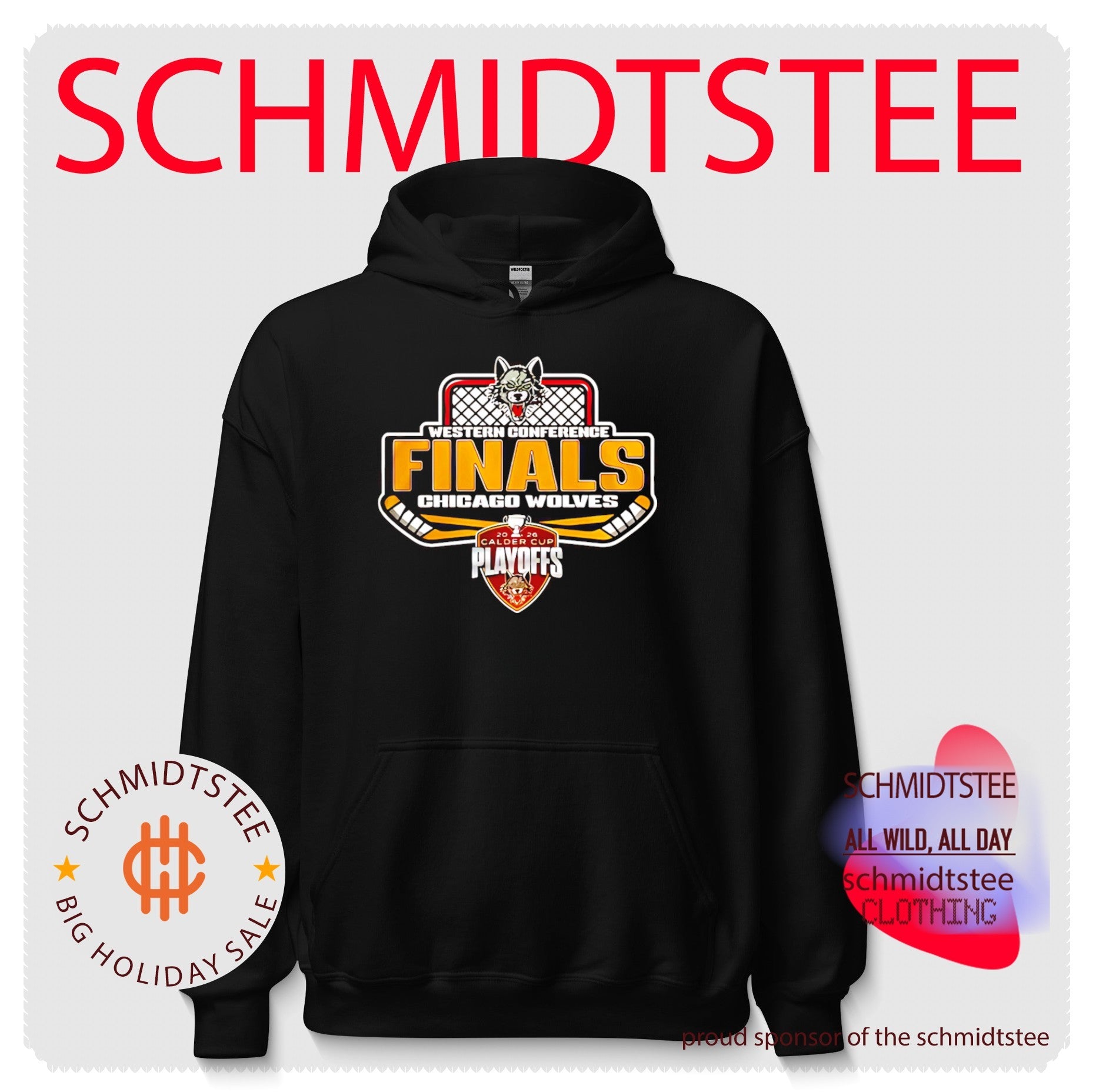 Chicago Wolves 2026 Western Conference Champions Finals logo shirt