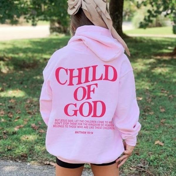 Child of God Hoodie Jesus Loves You Christian Hoodie Christian Sweatshirt Jesus Hoodie Trendy Hoodie Bible Verse...