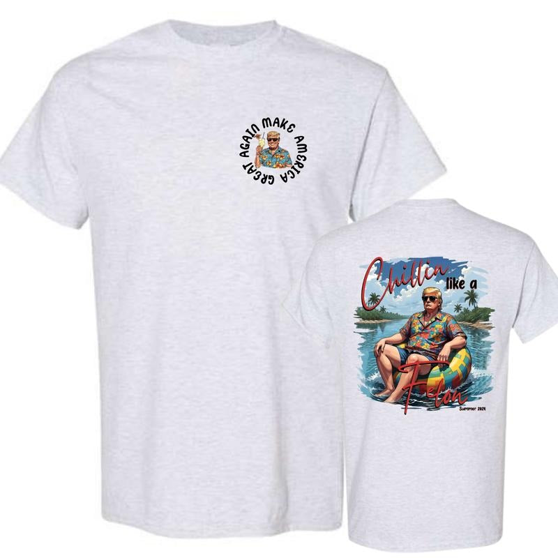 Chillin Like a FeIon Summer Vibes T-Shirt, Chillin Like A With Trrum Shirt, For Men, For Women, For Fan Hoodie, Sweatshirt