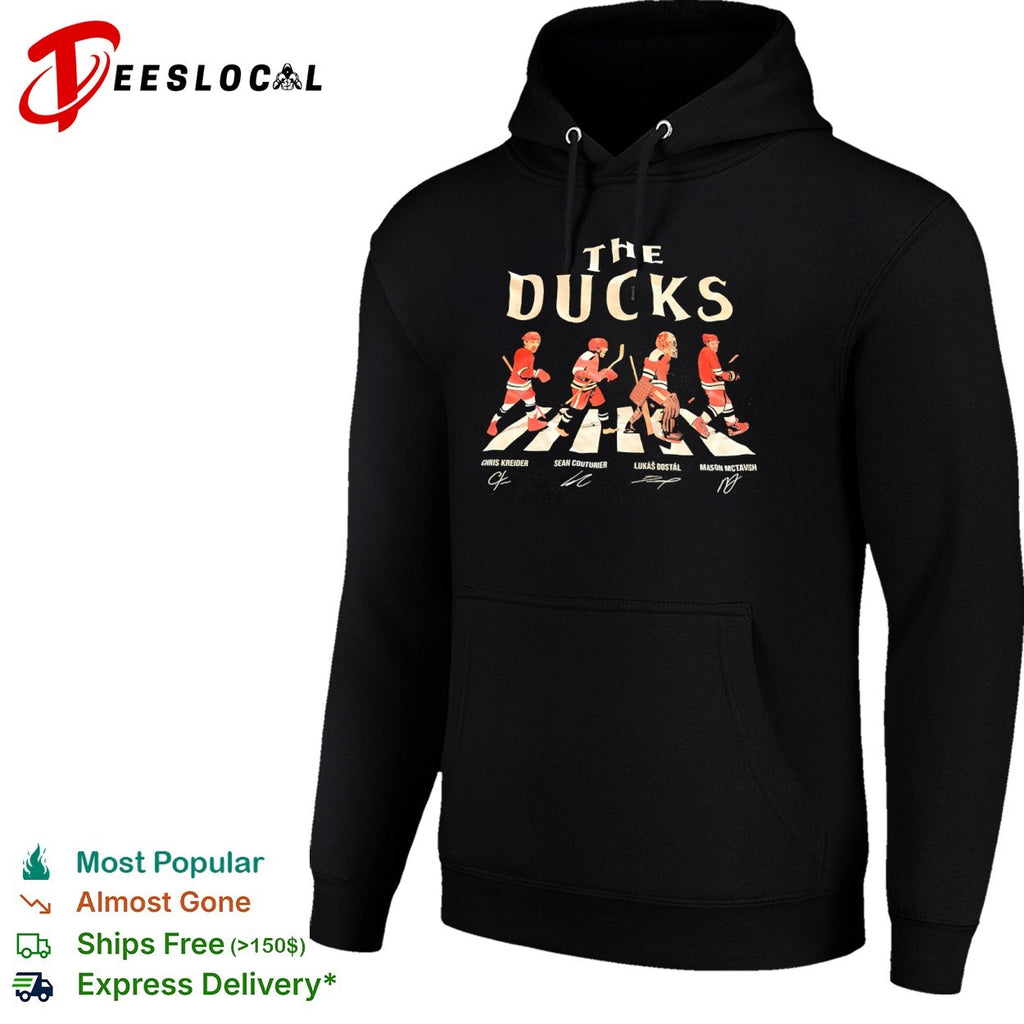 Chris Kreider Sean Couturier Lukas Dostal Mason McTavish The Ducks crosswalk shirt