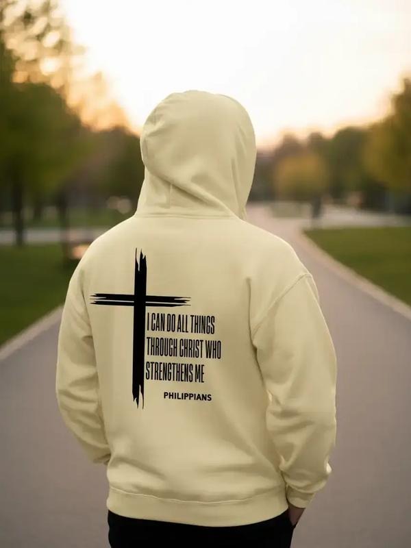 Christian Hoodie with Inspirational Design, Fitted Style for Spring & Fall, Ideal for Daily Wear & Religious Faith...