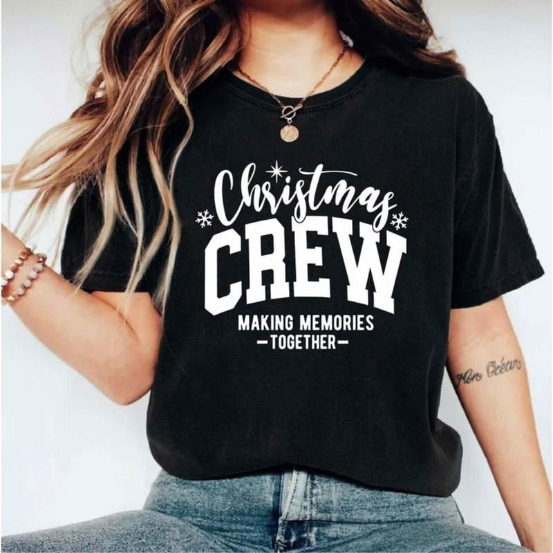 Christmas Crew T-Shirt, Family Christmas Shirt, Santa Crew Tee, Matching Christmas Tee, Christmas Gift Shirt, Family...