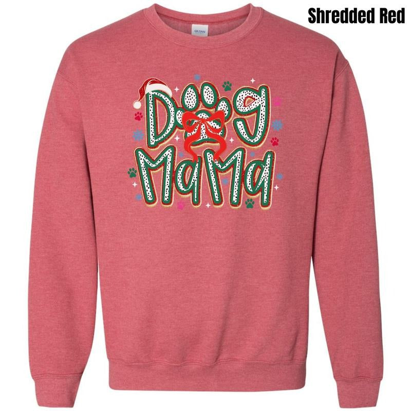 Christmas Dog Mama Sweatshirt 'NLB' T-Shirts, Hoodie | PodTeesHub.com