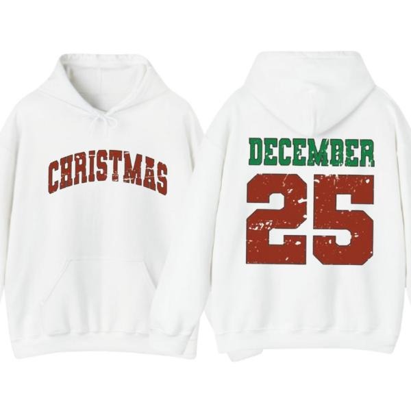Christmas Hoodie, Family Christmas Sweatshirt, Funny Christmas Hoodie, December 25 Hoodie, Trendy Christmas Sweatshirt,...