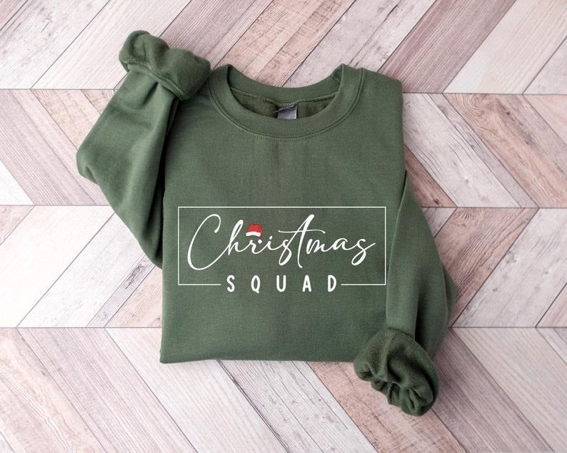Christmas Squad Sweatshirt, Christmas Crew Sweatshirt , Merry Christmas , Christmas Party Sweatshirt, Christmas Gift ,...