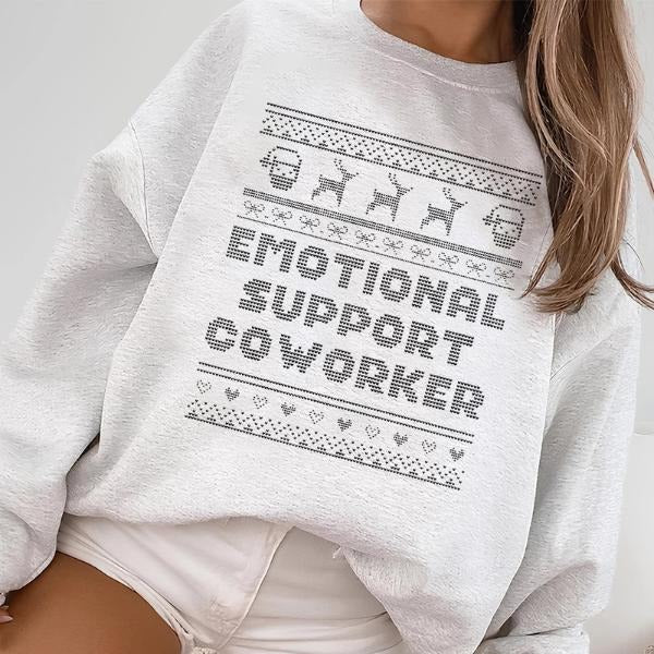 Christmas Style Fleece Sweatshirt for Women, Festive Holiday Shirt, Cozy Winter Outfit Gift Hoodie | PodTeesHub.com