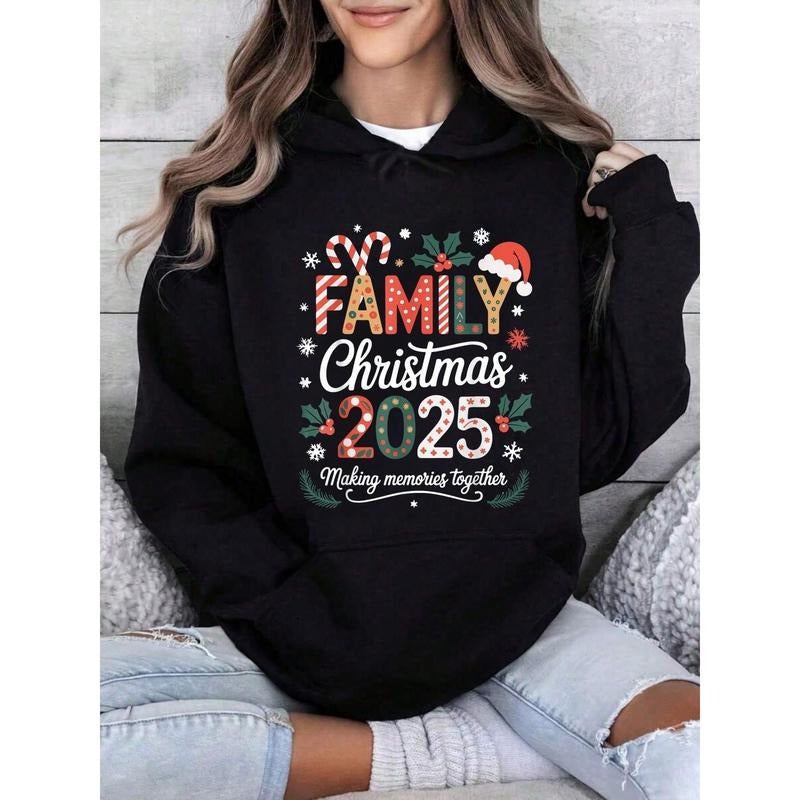 Christmas Tops Family Christmas 2025 Matching Xmas Outfit Graphic Hoodies, Fall Clothes For Women, Best Gifts For Friends...