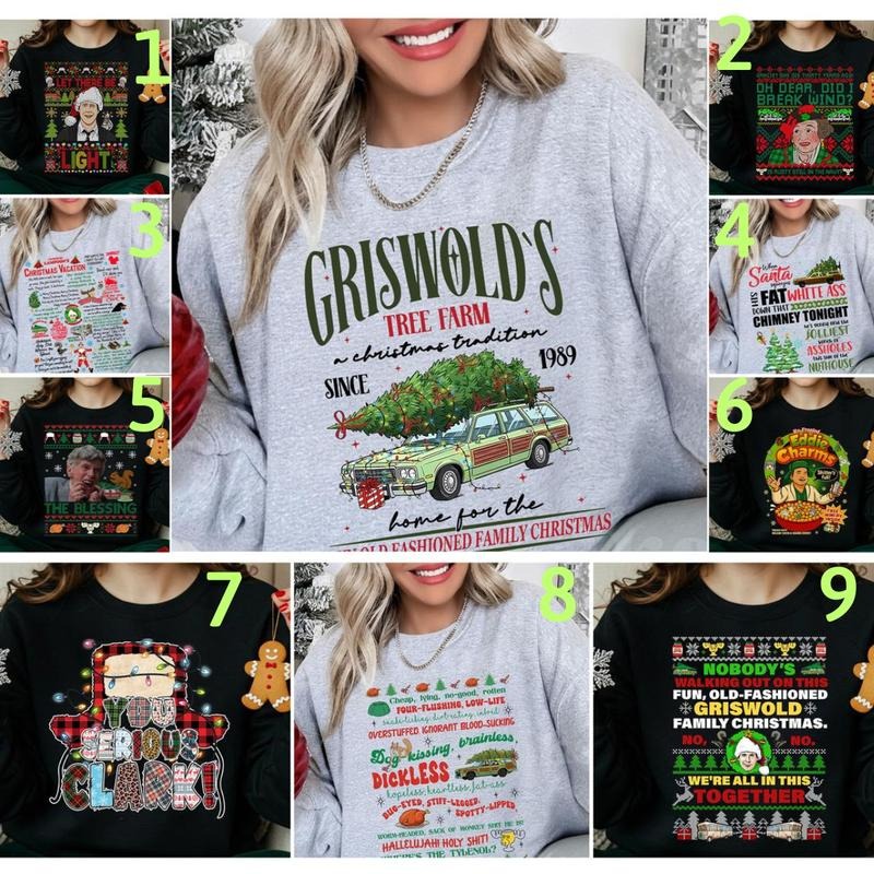 Christmas Vacation Sweatshirt, Griswolds Family Sweatshirt, Funny Christmas Quote Shirt, Funny Family Matching Shirts,...