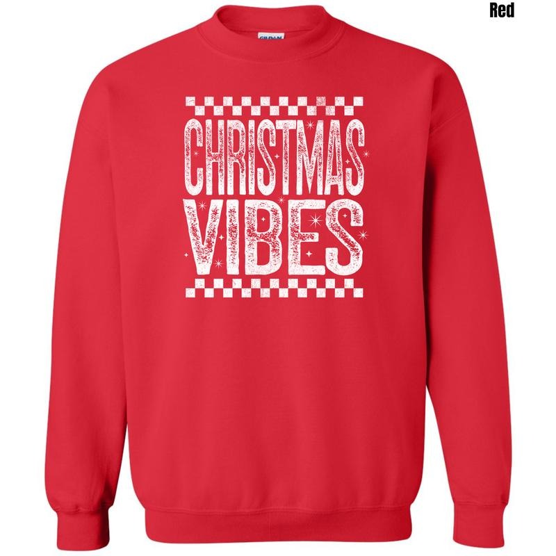 Christmas Vibes White Sweatshirt 'NLB' T-Shirts, Hoodie | PodTeesHub.com