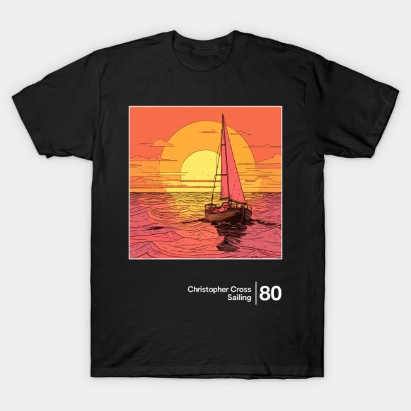 Christopher Cross  Minimalist Graphic Design Artwork T-Shirt Hoodie, Sweatshirt | PodTeesHub.com