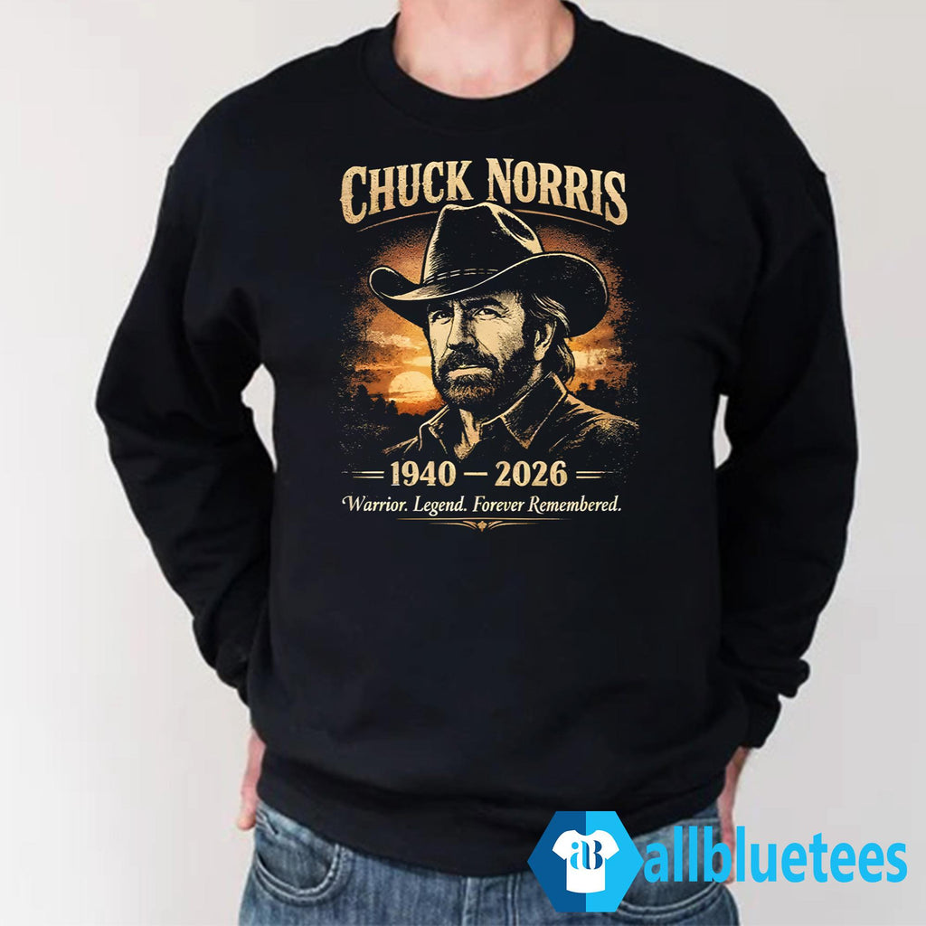 Chuck Norris 1940–2026 Warrior Legend Forever Remembered Shirt